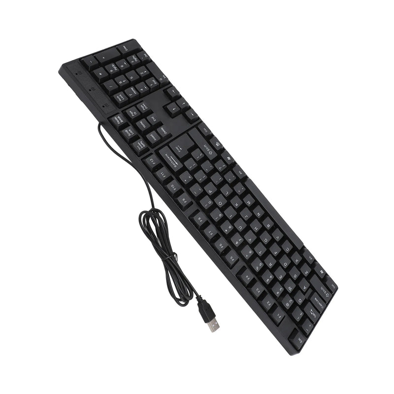 Teclado USB - Ergonômico para Jogos e Trabalho