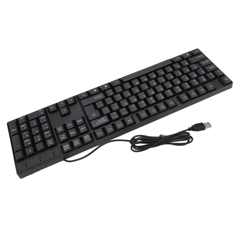 Teclado USB - Ergonômico para Jogos e Trabalho