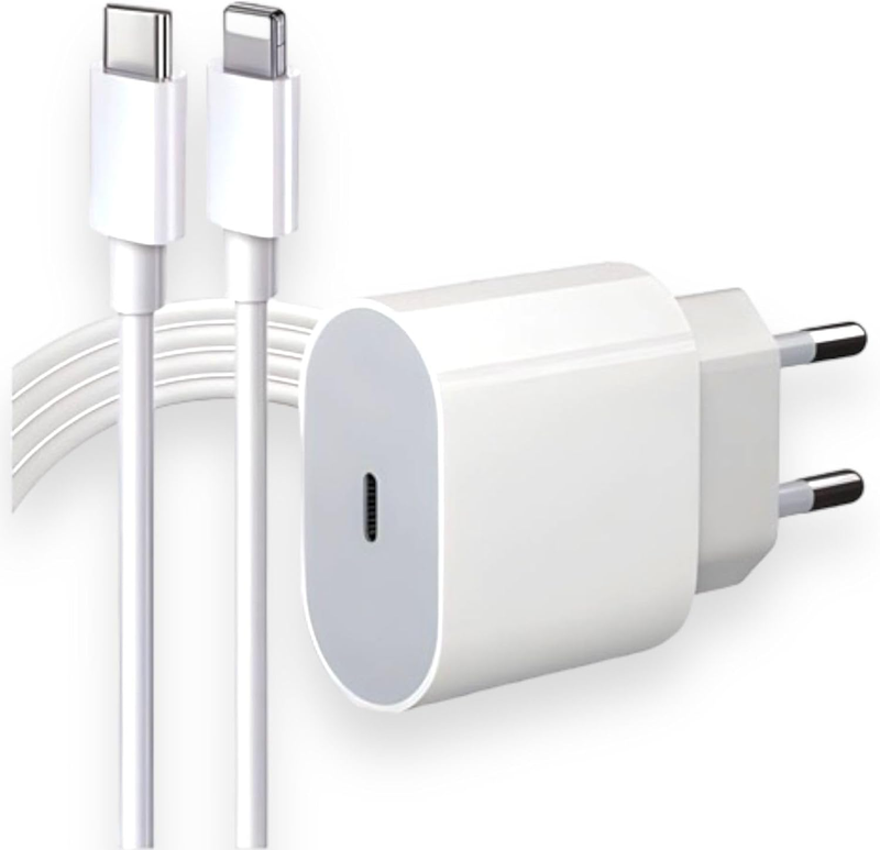 Carregador Turbo 20W USB-C Lightning